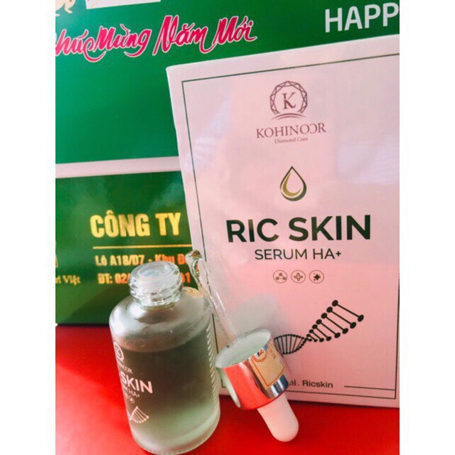 Ric Skin Serum Ha+ tem điện tử chính hãng