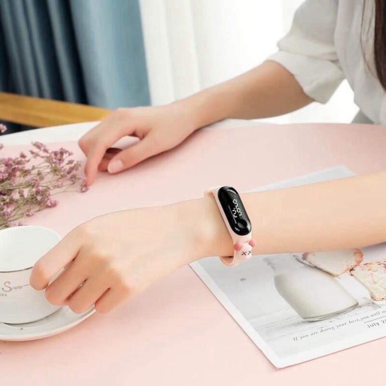 Vòng đeo tay thông minh trẻ em kiểu dáng thể thao chống thấm nước