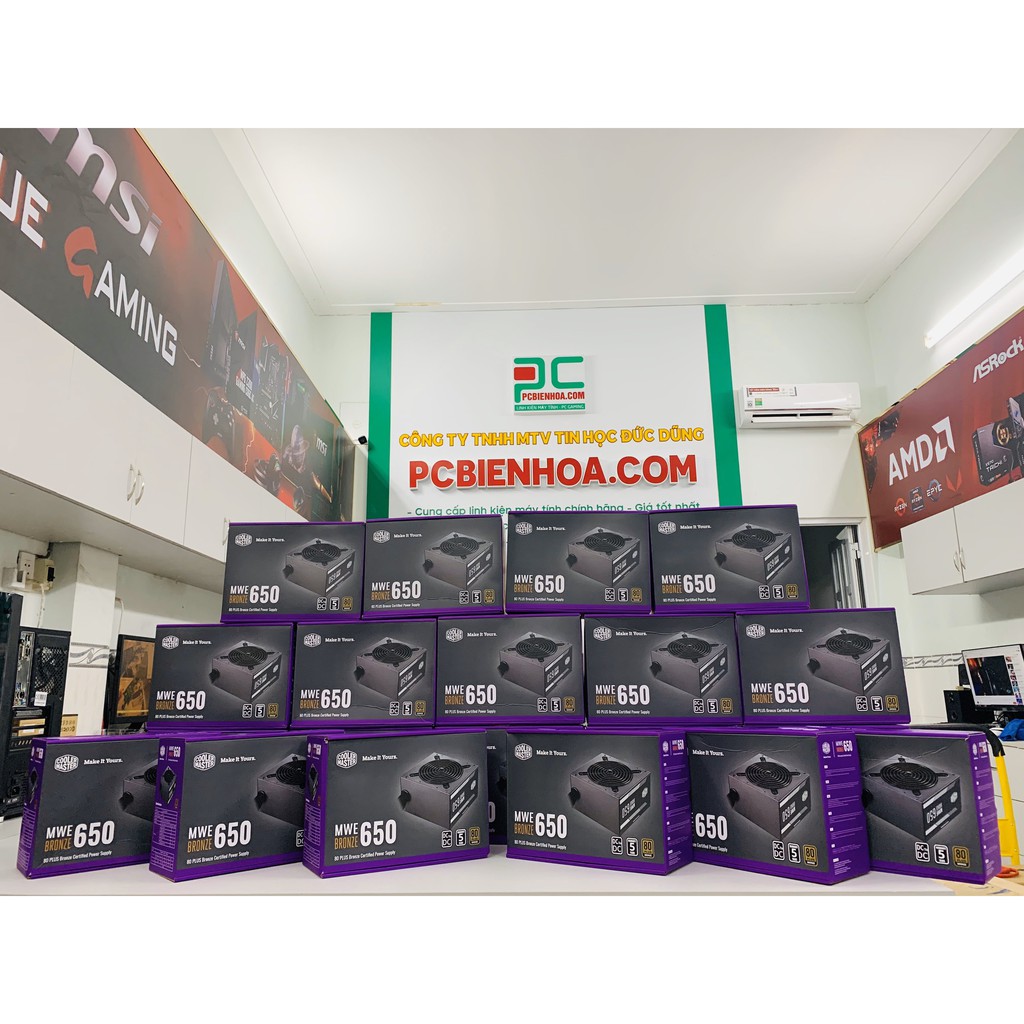 NGUỒN Siêu phẩm 2020 COOLER MASTER MWE 650 BRONZEV2