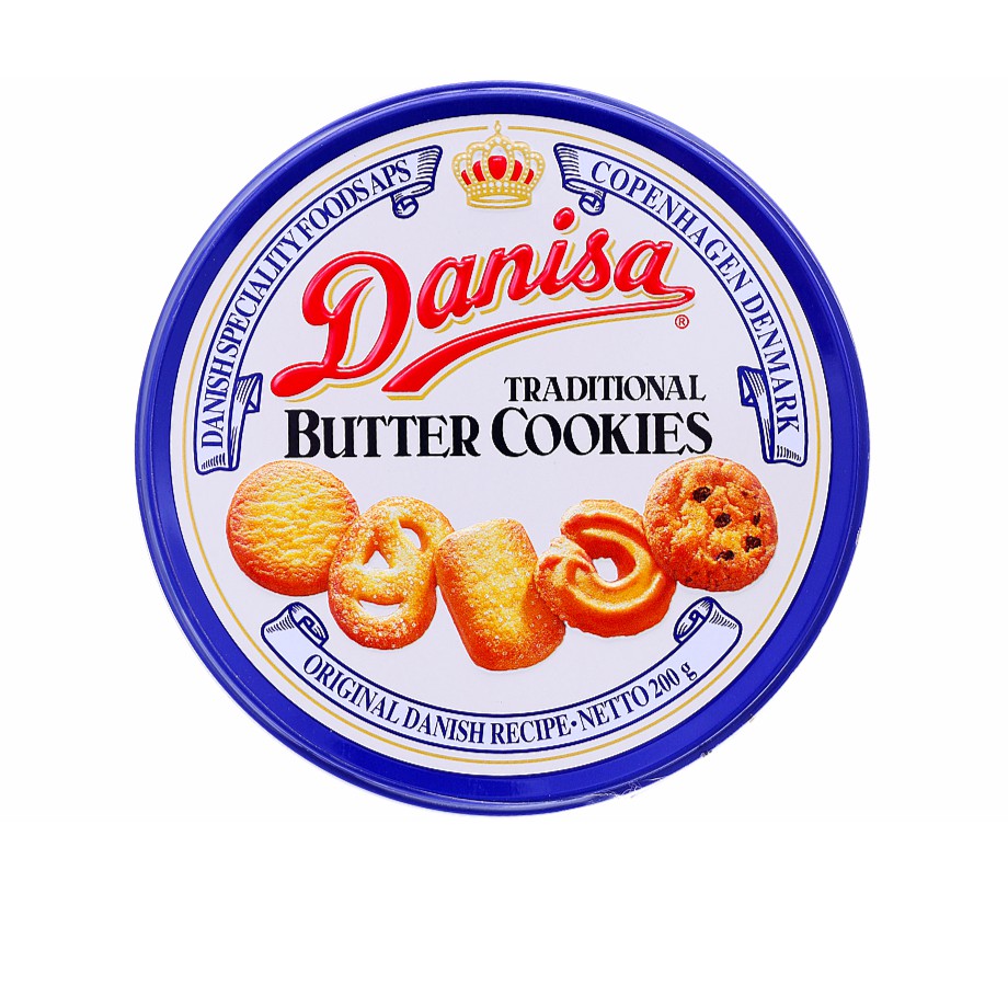 Bánh quy Danisa Butter Cookies Traditional hộp thiếc 200g