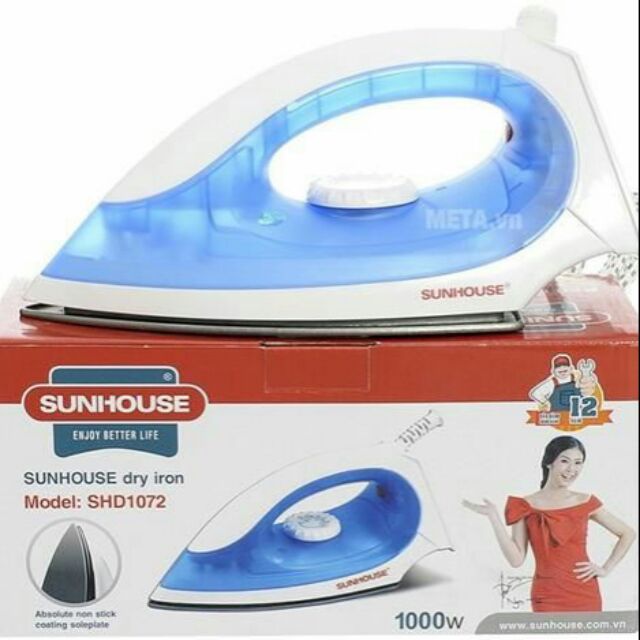 Bàn là khô Sunhouse 1072