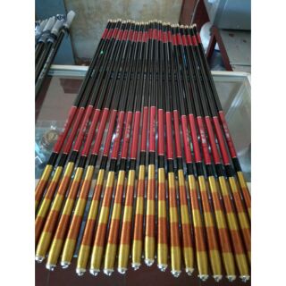 Cần tay carbon đỏ đen 3m6 và 4m5
