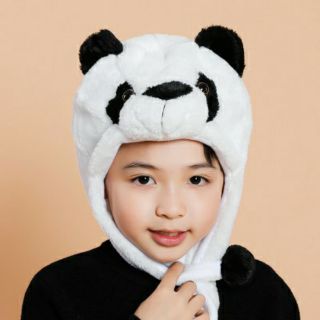 Mũ lông dạ đầu thú cưng người lớn & trẻ em (Voi, Gấu trúc, Ngựa, Chuột, Cún, Gấu, Hổ) đáng yêu