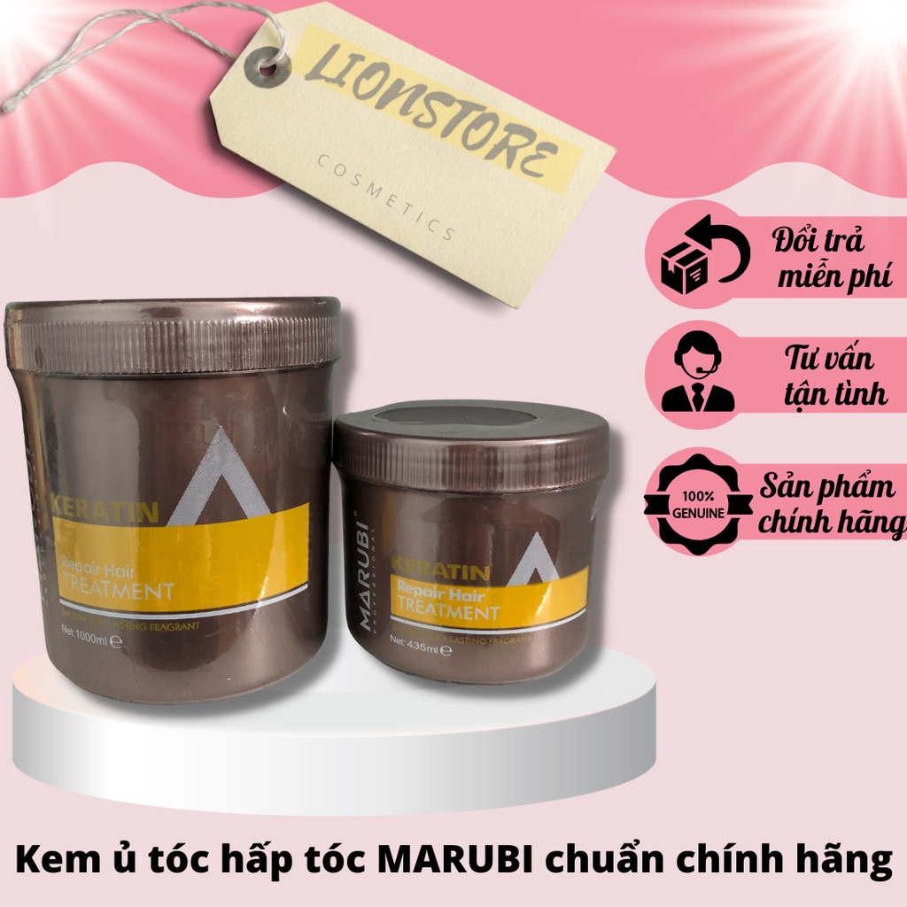 Ủ tóc Keratin Marubi Treatment dầu xả mượt tóc kem ủ tóc 435ml và 1000ml