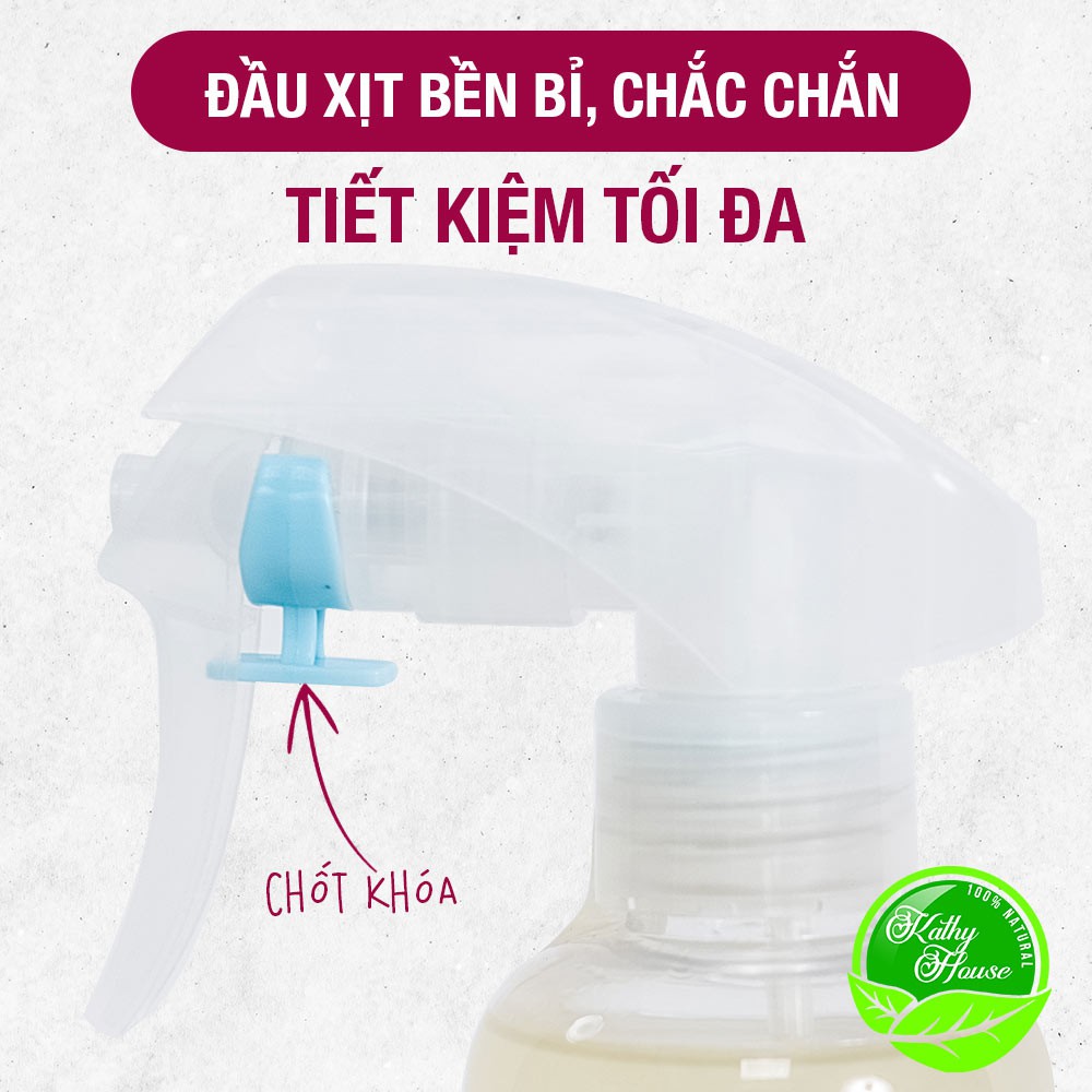 Bình xịt phòng tinh dầu sả chanh AZIAL Lemongrass 250ml, khử mùi, diệt khuẩn, đuổi muỗi, hương thơm dễ chịu