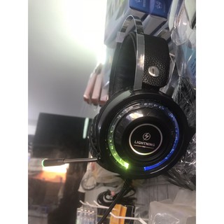 Tai Nghe Lightning V6S Âm Thanh Giả Lập 7.1. Cổng USB