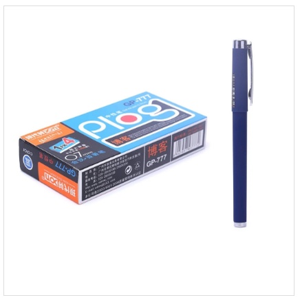 Một hộp bút nước GP-777  dùng để viết và ký chữ.