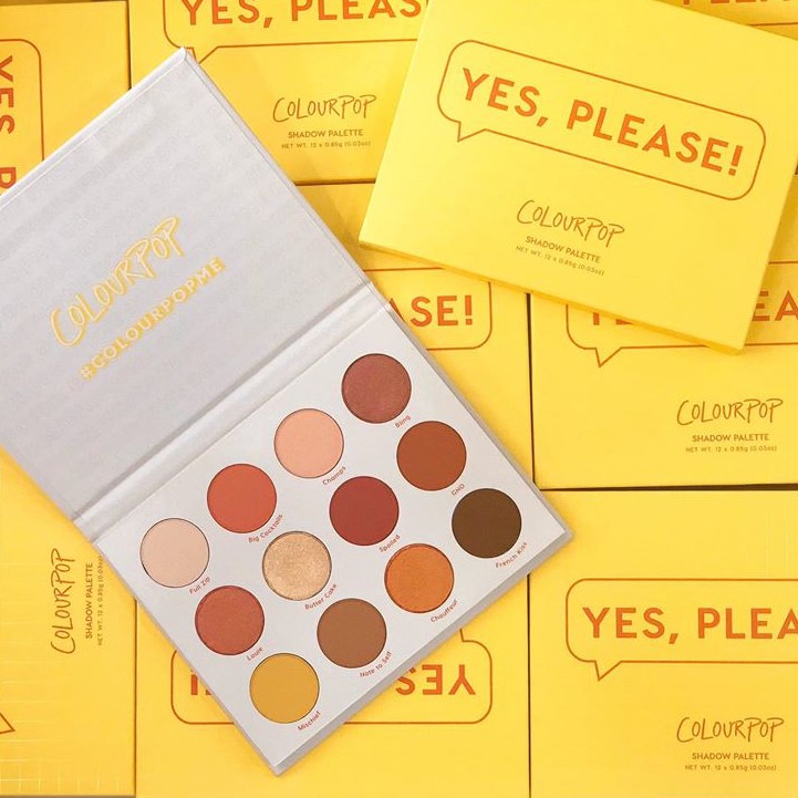 Bảng Phấn Mắt Colourpop Yes, Please! Pressed Powder Shadow Palette