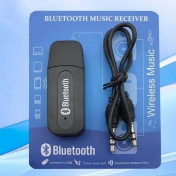 USB bluetooth BT-163 và HJX-001 - Bluetooth 5.0 Biến Loa Thường Thành Loa Bluetooth