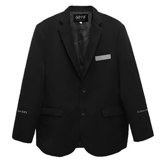 áo blazer thêu chữ