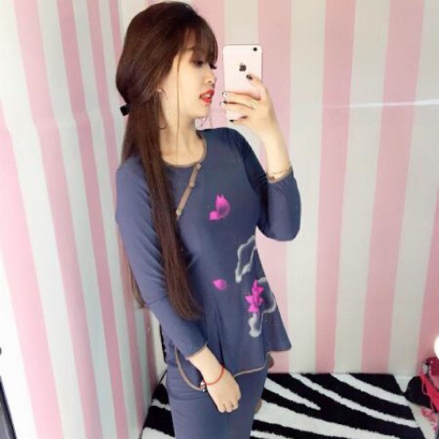 ĐỒ LAM ĐI CHÙA # THUN TRÒN VIỀN THÊU
