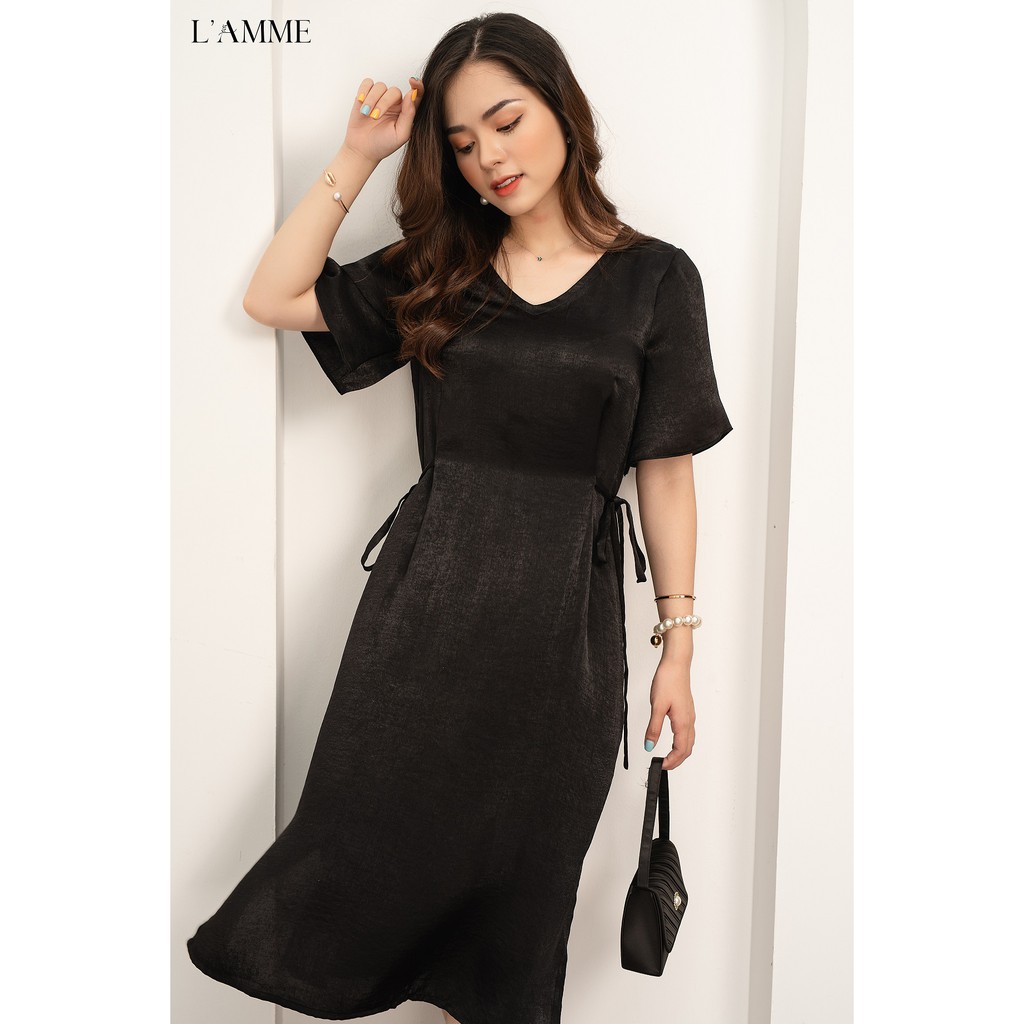 Đầm Bầu công sở Sakura Dress chất lụa mềm nhẹ không nhăn phù hợp mọi vóc dáng by LAMME.