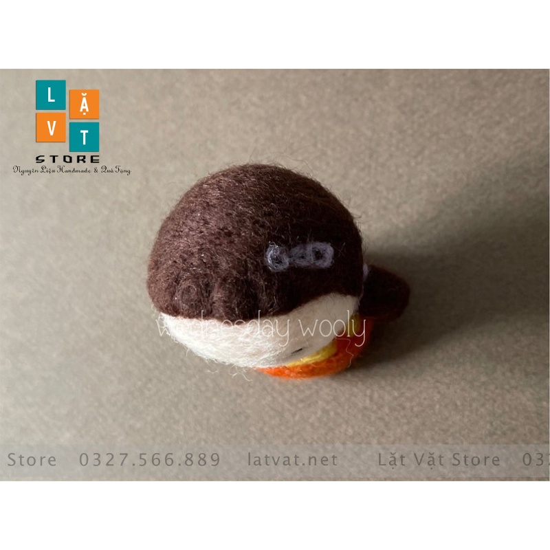 Bộ len chọc Trò chơi con mực siêu dễ thương, đơn giản có hướng dẫn. Needle felting  Squid Game