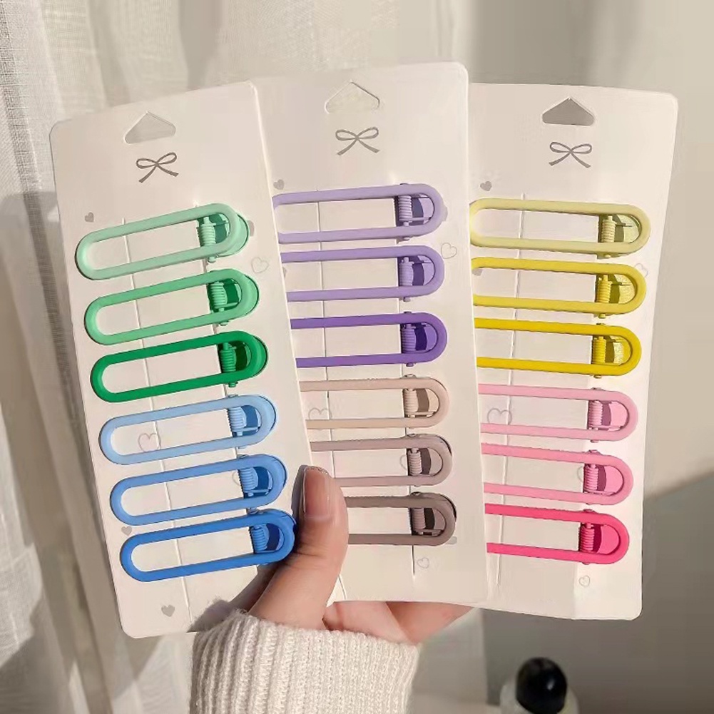 Set 3 Kẹp Tóc Màu Sắc Gradient Xinh Xắn Dễ Phối Đồ