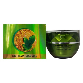 Kem Dưỡng Trắng Da Mặt Se Khít Lỗ Chân Lông Trà Xanh Cám Gạo Tinh Chất Serum Nhật Việt Cosmetics 15g