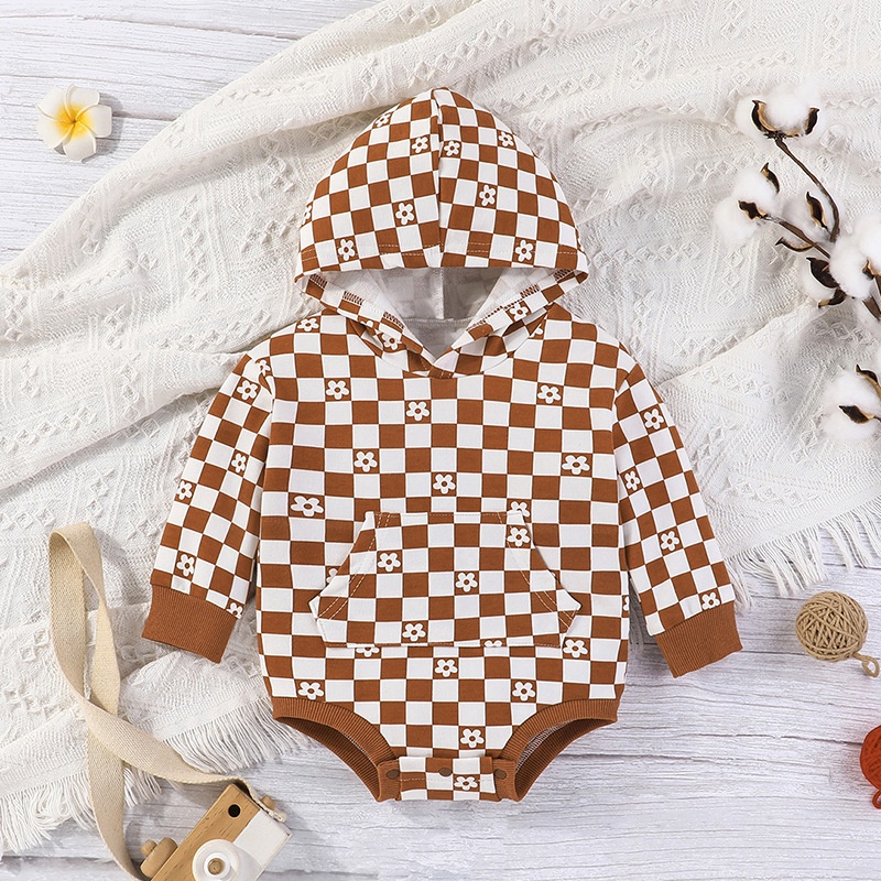 Body bé gái bé trai đồ sơ sinh từ 0 đến 18 tháng bodysuit liền thân Có Mũ Trùm hoodie mùa hè dài tay quần áo cho bé trẻ em