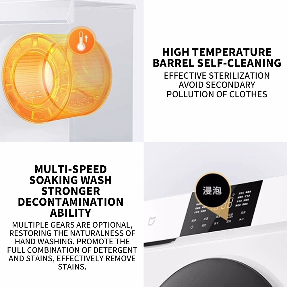 Máy giặt sấy xiaomi MJ101 newmode 10Kg Sấy7Kg