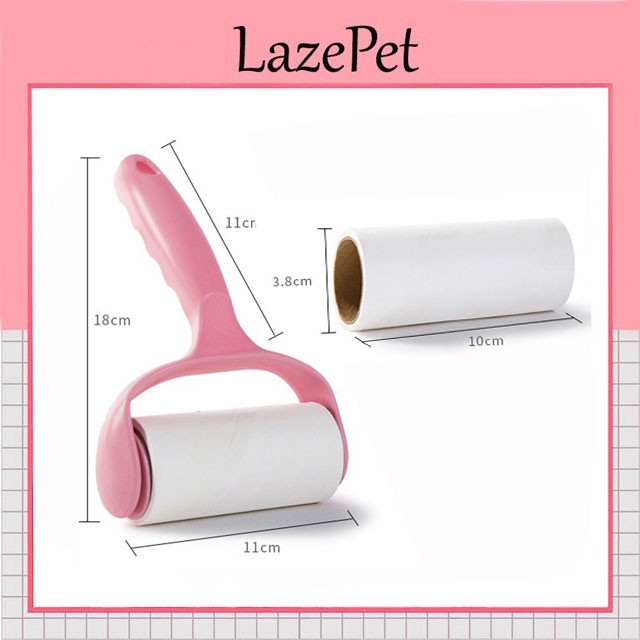 [Mã PET50K giảm Giảm 10% - Tối đa 50K đơn từ 250K] Cây lăn lông chó mèo, lăn bụi quần áo, ga giường, sofa LazePet