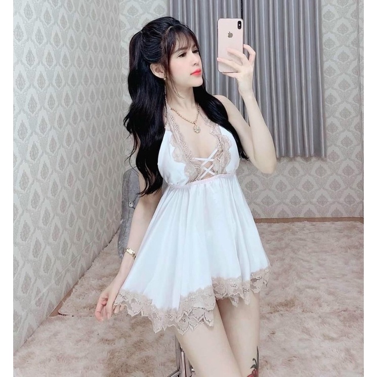 SÉT ĐẦM PHI BÓNG KÈM QUẦN SEXY Y HÌNH