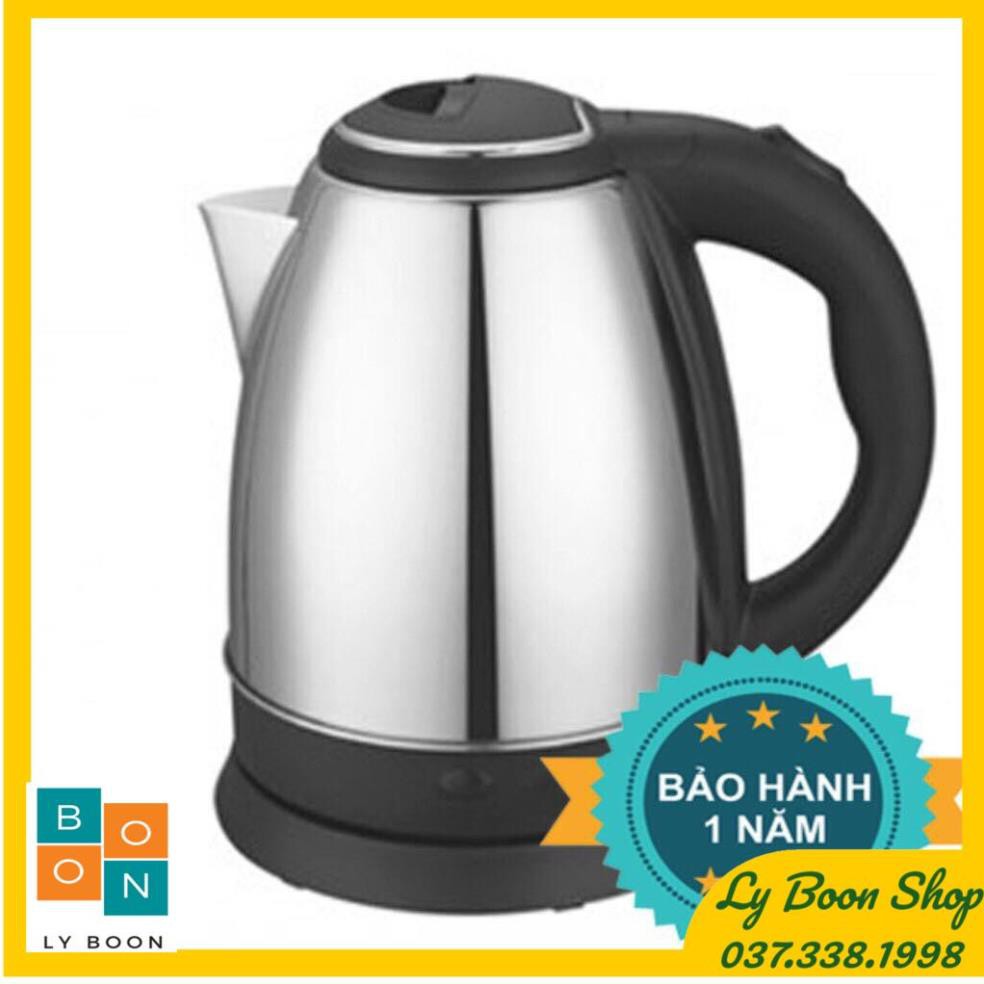 Ấm Siêu Tốc Inox loại lớn 1L8- Ấm Siêu Tốc 1.8L Electric Kettle