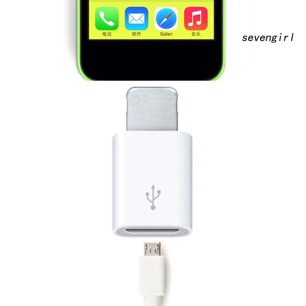 IPHONE ANDROID Đầu Chuyển Đổi Từ Cổng Usb Sang Giác Cắm Micro Usb Tiện Dụng