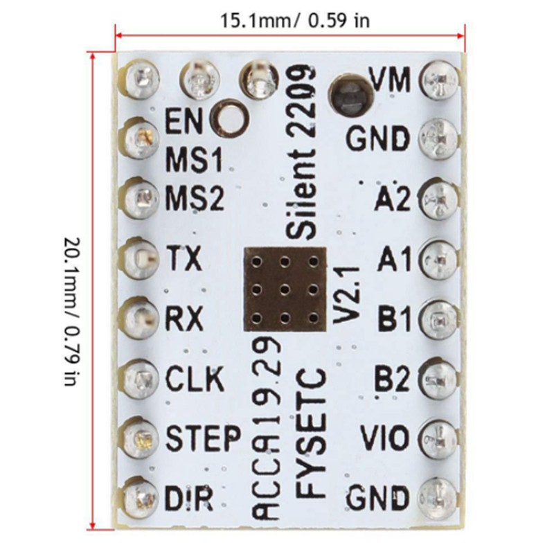 5 Động Cơ Bước Tmc2209 V3.0 256 2.8a | BigBuy360 - bigbuy360.vn