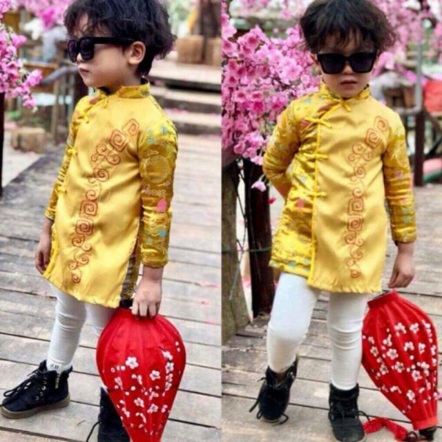 Áo dài cho bé trai