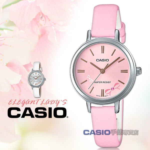 Đồng Hồ Casio Nữ Lịch lãm LTP-E146L-4A Dây Da Chính Hãng