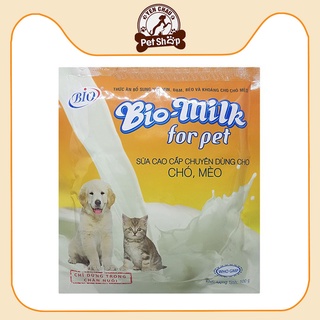 Sữa bột cao cấp dành cho chó mèo BIO MILK gói 100g Petshop Yến Châu
