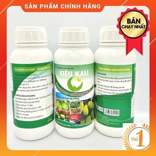 Chế phẩm sinh học Siêu kalli 500ml tăng độ ngọt trái , tăng khả năng chống chịu, tăng chất lượng hoa quả