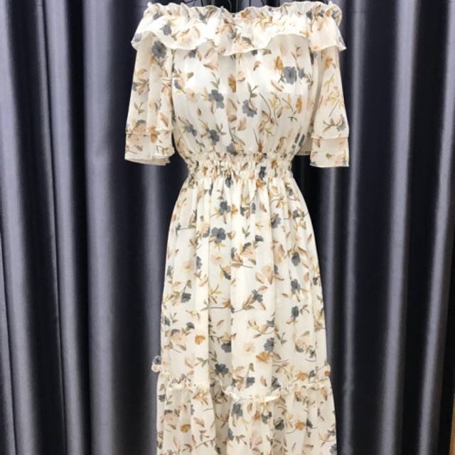 ĐẦM MAXI TAY CÁNH TIÊN 2 TẦNG (nhiều màu Khách đặt hàng ib shop check hàng còn-hết nhé)