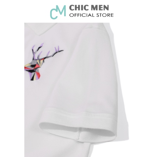 Áo Polo nam cổ bẻ, vải cá sấu CVC, Form regular, cá tính, DEERUS - DEAR CHICMEN-HOLIC - CHICMEN