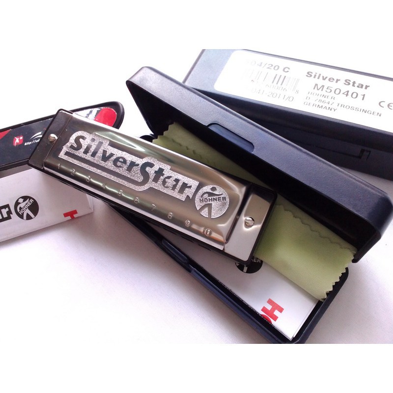 Harmonica Hohner Diatonic Silver Star ( Full Key A, Bb, C, D, E, F, G ) Nhập khẩu Đức - Phân phối Sol.G