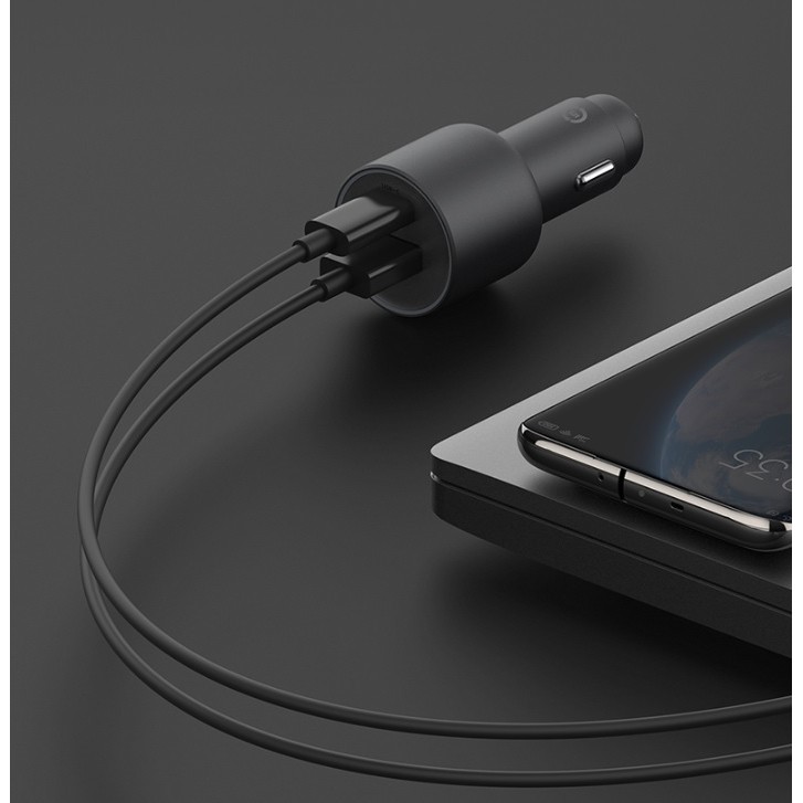Sạc xe hơi ô tô nhanh 1A1C 100w Xiaomi