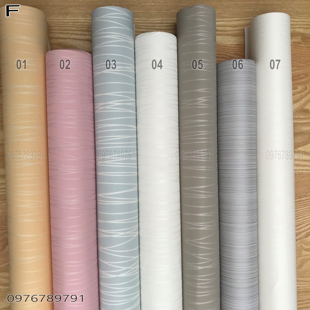 [RẺ VÔ ĐỊCH]Giấy Dán Tường Trơn Vân Chỉ Cho Phòng Khách, Phòng Ngủ Lụa Không Keo Khổ 10m x 53 cm Nhiều Màu Lựa Chọn