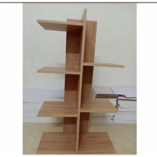 Kệ sach gỗ 5 tầng xen kẽ