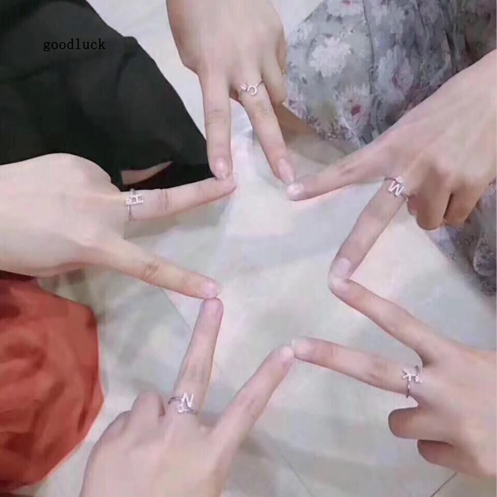 Nhẫn Nữ Mặt Chữ Cái C3  B18