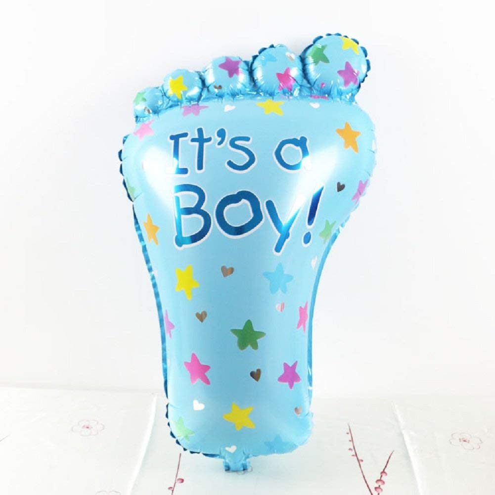 Bộ bong bóng trang trí Boy Or Girl màu trắng xanh tbgt38