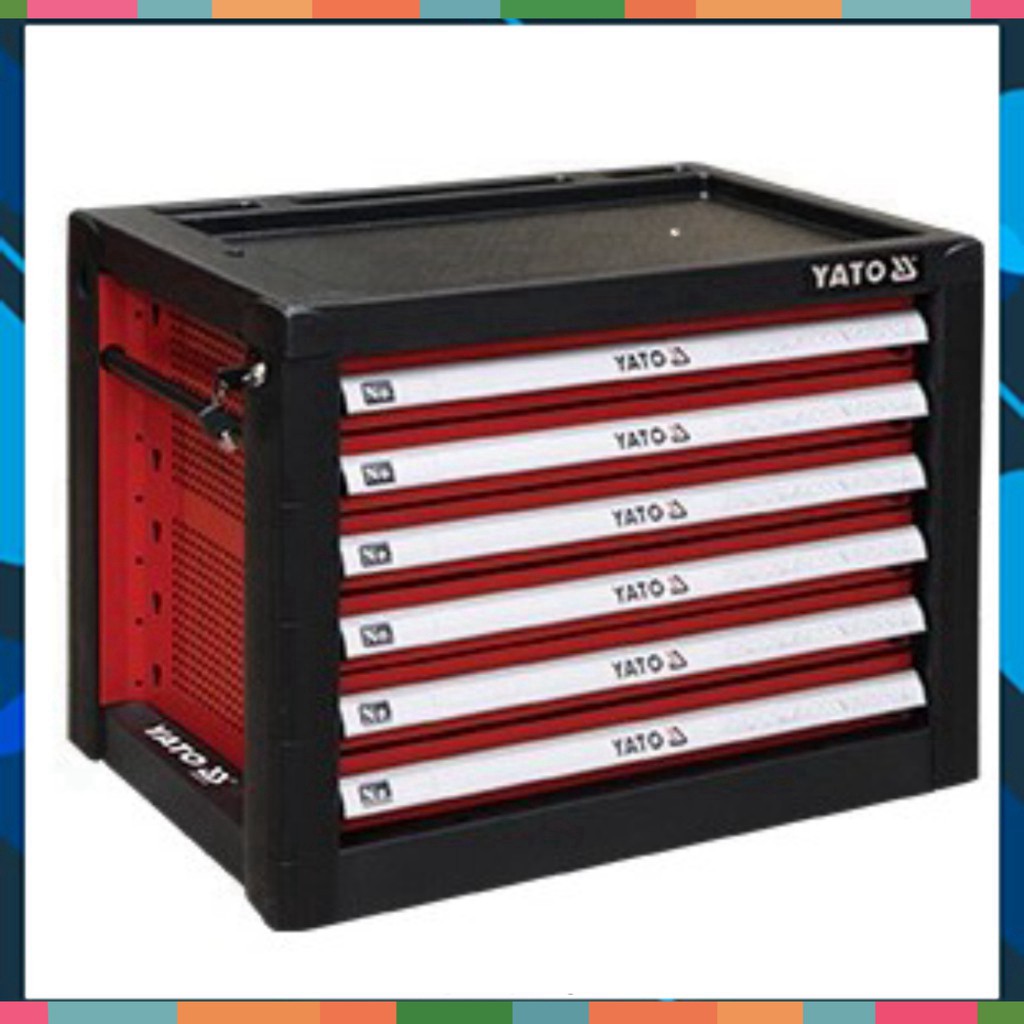 . Đồ Nghề Yato Balan. Tủ ngang đựng đồ nghề 6 ngăn Yato YT-09155