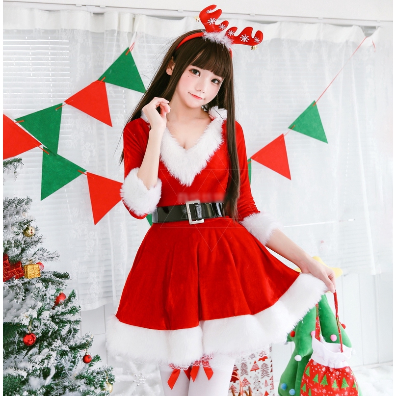 Trang Phục Hóa Trang Ông Già Noel Cho Nữ | BigBuy360 - bigbuy360.vn