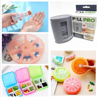 [FREESHIP] HỘP ĐỰNG, CHIA THUỐC 7 NGĂN PILLPRO, HÌNH THÚ, CHỮ NHẬT, VUÔNG, TRÒN, LÁT CAM