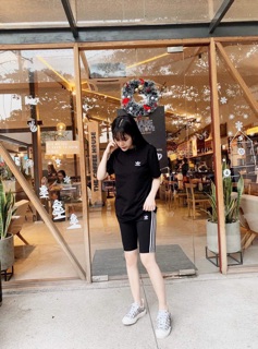 quần leggig ngố adidas