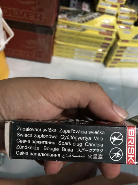 Bugi Brisk Super chân đồng cho Xipo - xe 2T Brisk nhập khẩu Thụy Điển