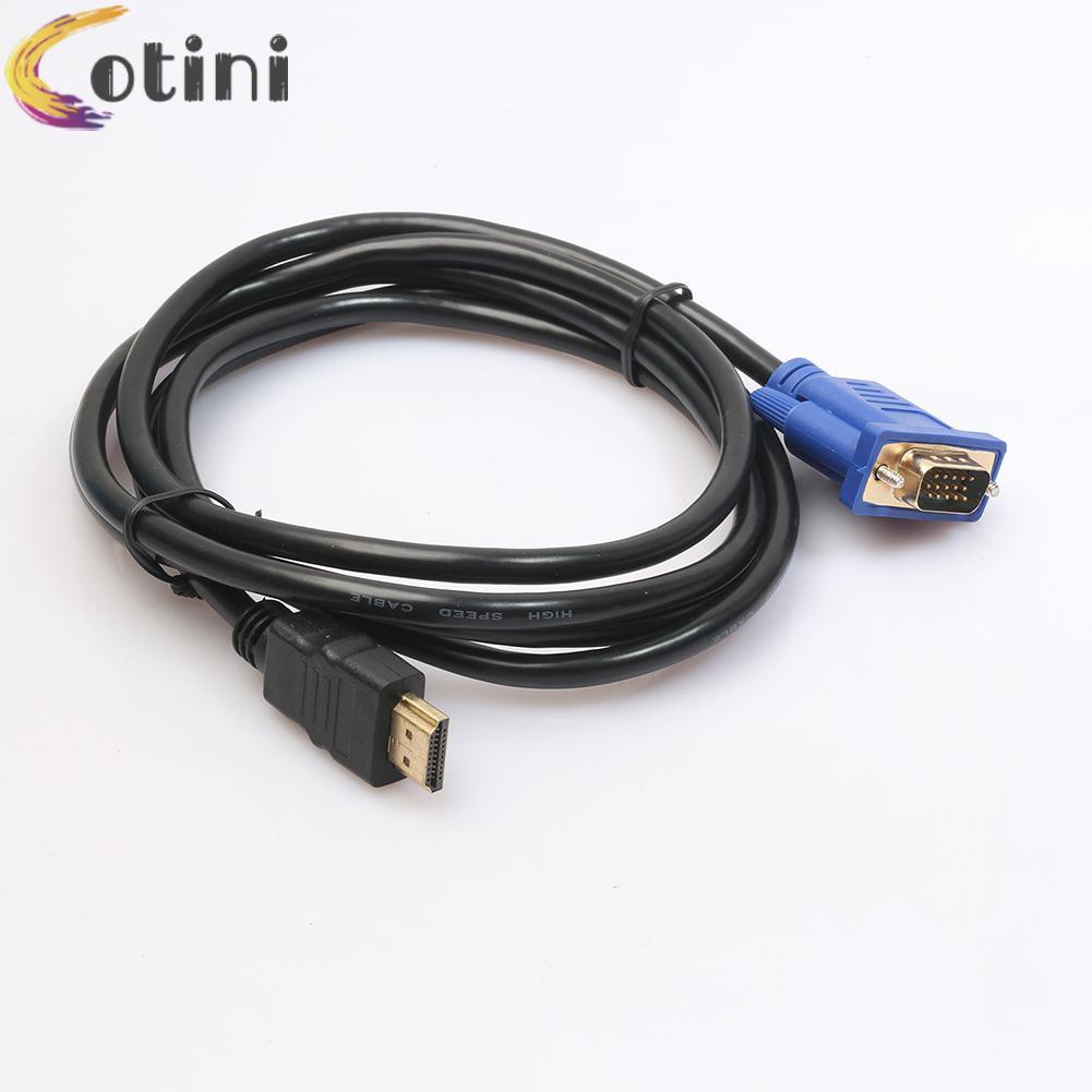 Dây Cáp Chuyển Đổi Từ Hdmi Sang Vga Hd 15pin 1080p 6ft