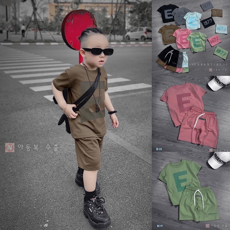 Bộ cộc Esentials chữ E cho bé