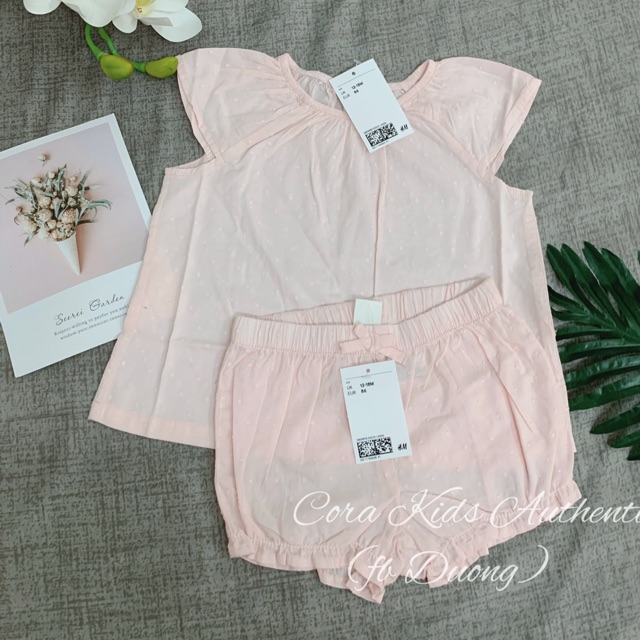 Set bộ hồng bé gái