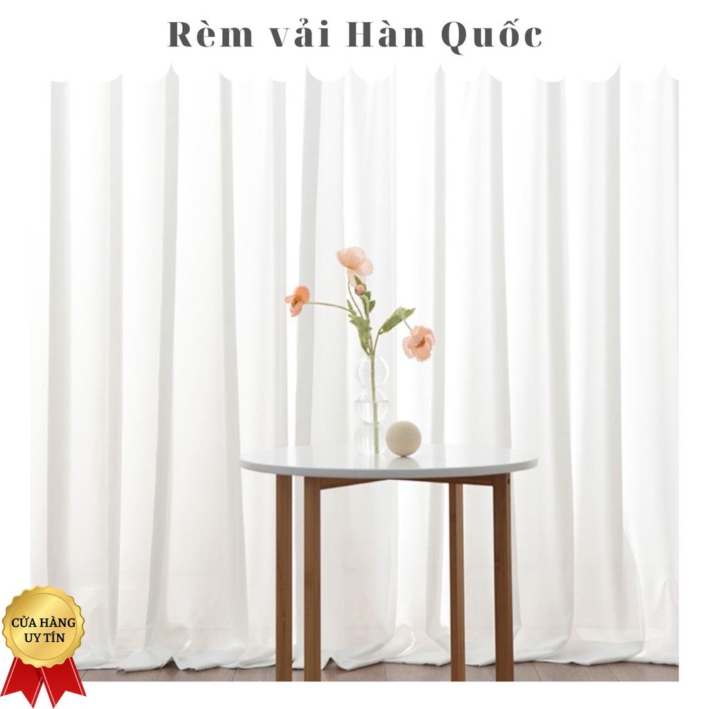 Rèm vải vol Hàn Quốc Milk Hotel Chiffon 1 rèm