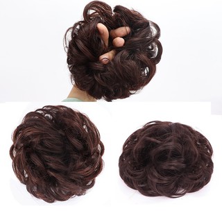 Tóc giả búi 💖FREESHIP💖 Tóc búi xoăn cột J25C, búi xoăn tóc giả, cột búi tóc, búi cột tóc xoăn
