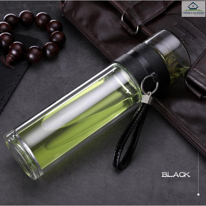 Bình giữ nhiệt 2 lớp thủy tinh cao cấp Luxury Travel Bottles - Home and Garden