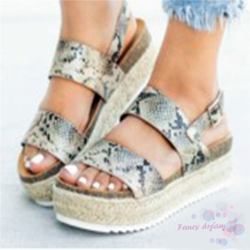 Xăng đan Nữ Đế Dày Hở Ngón Mùa Hè